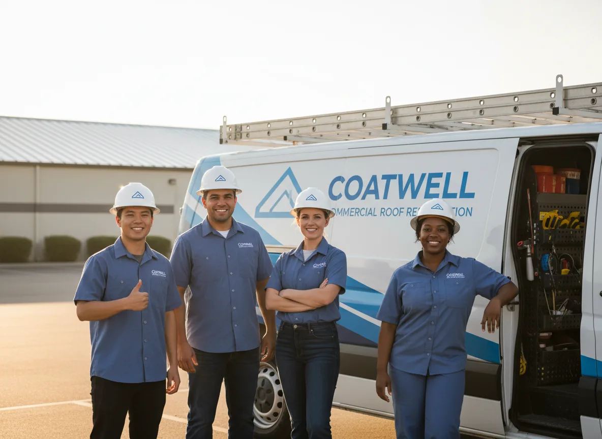 Commercial roof coating company in Tillar, AR